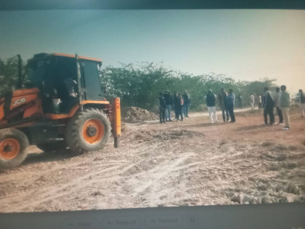 Bullies uprooted 45 years old road, anger among farmers