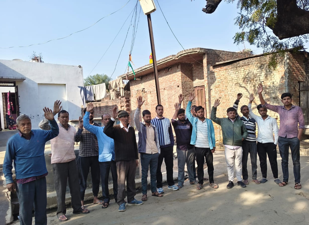 A young man lost consciousness after touching a pole near a tap that was live with electricity.