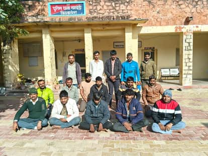 Balotra News: Overnight operation in Samdari–Jasol; 19 sand mining mafia arrested and 16 vehicles seized