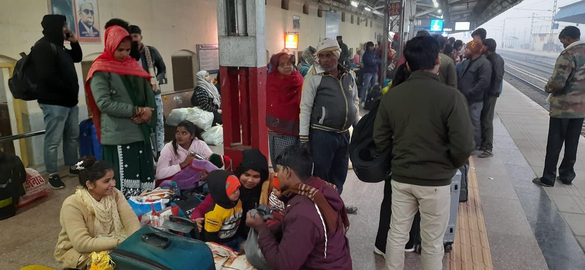 The Humsafar and Lucknow Express trains will remain cancelled today.