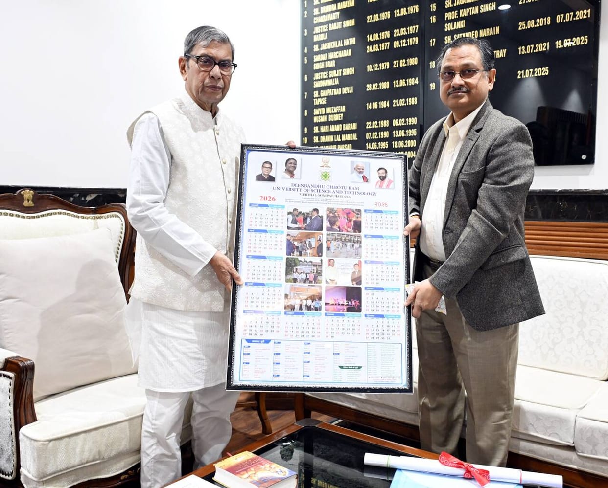 Governor releases DCRUST calendar