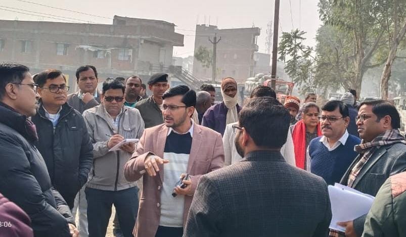 muzaffarpur motipur biyada illegal land mutation dm action