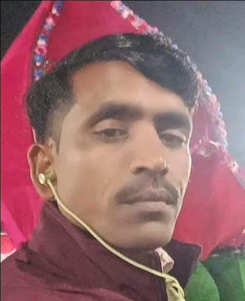 An out-of-control dump truck ran over a young man on a motorcycle, killing him.