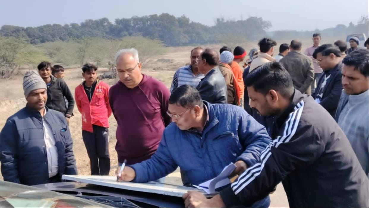 Central team arrives to check quality of road construction on MP's complaint
