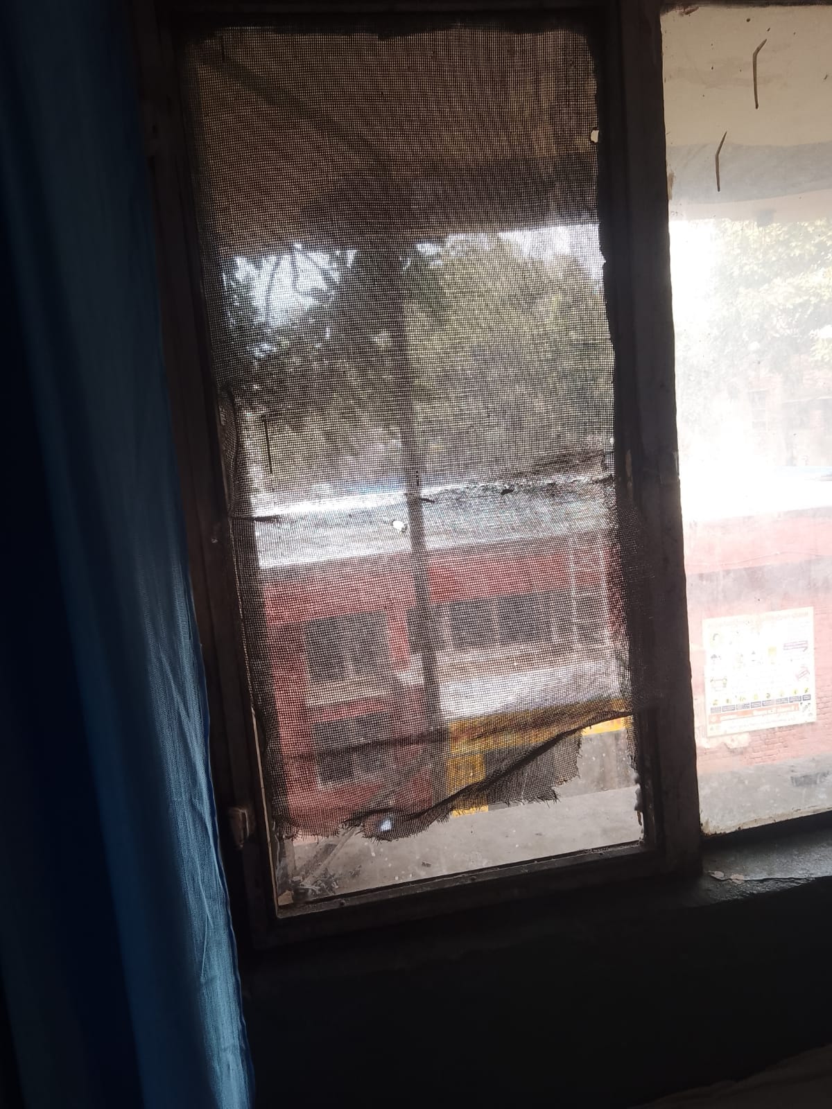 In the cold nights, the broken windows create a sense of vulnerability, and the fear of the cold and mice sets in.
