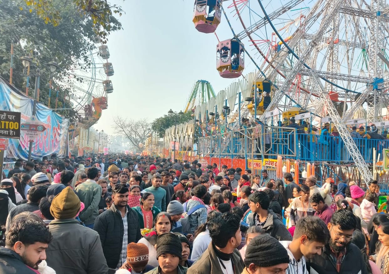 Khichdi Mela Gujlar, crowd of people coming from outside increased