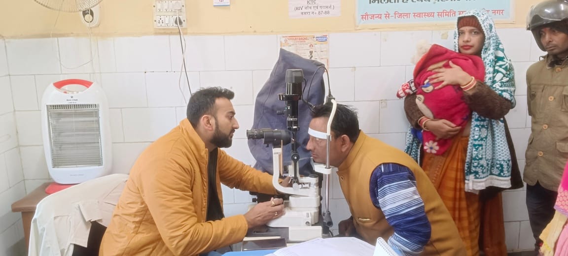 Excessive use of digital screens is causing dry eyes.