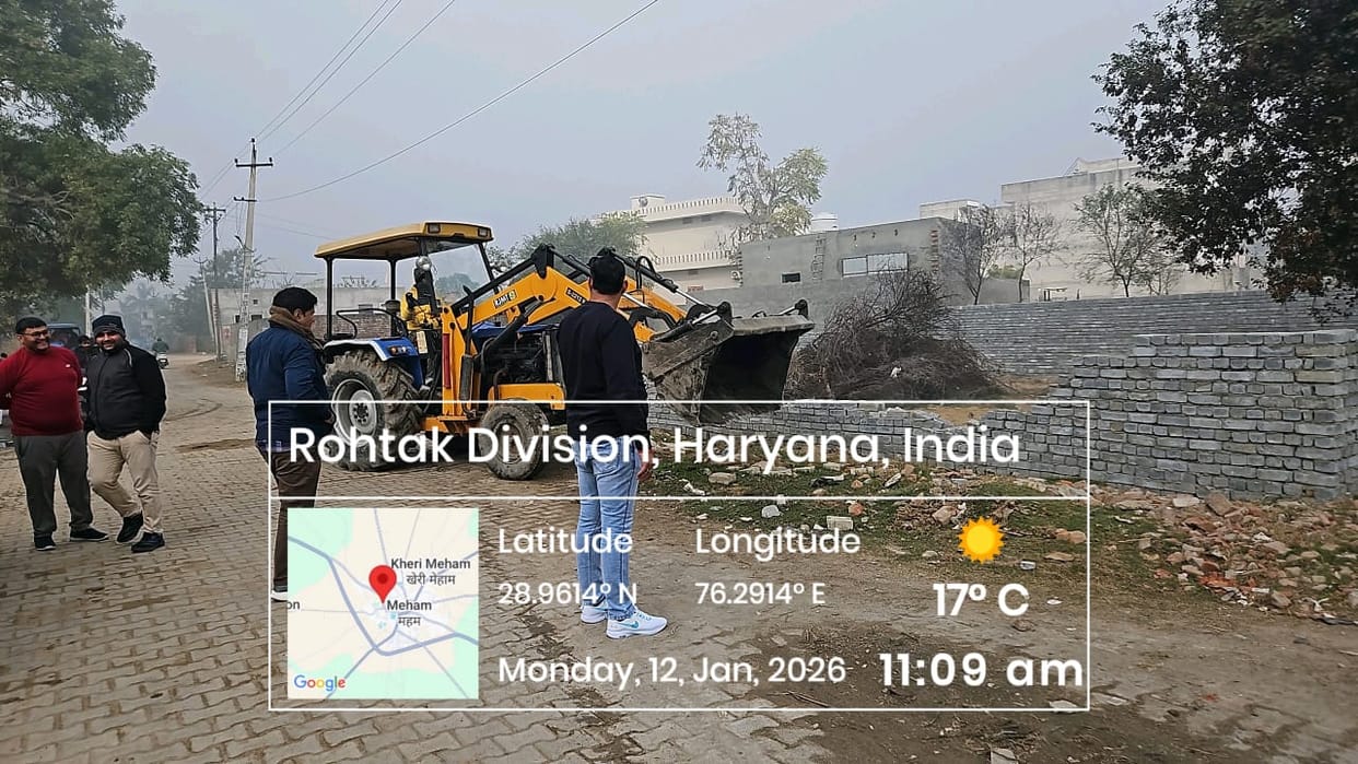 Municipal administration removed illegal encroachment