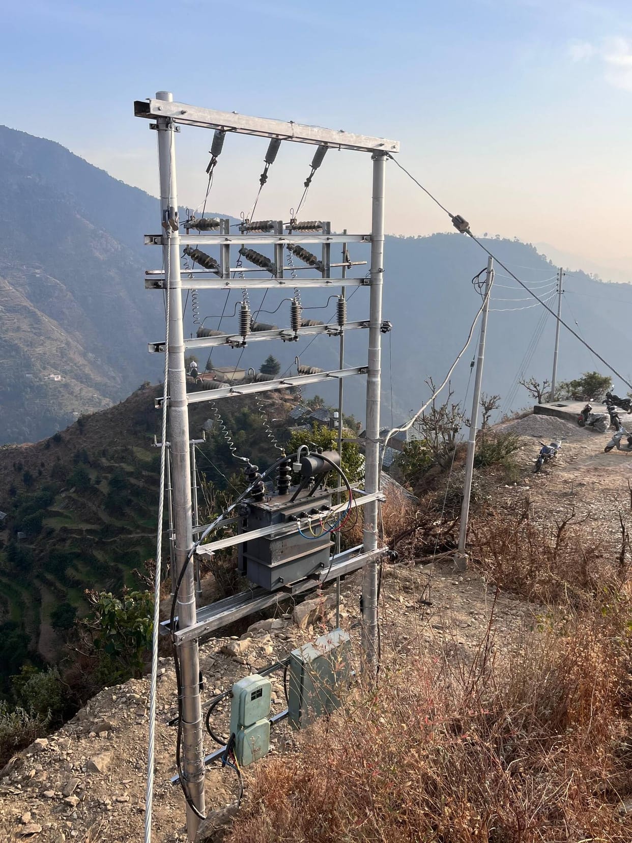 After 40 years, a transformer was installed in Chanala, bringing joy to the villagers.After 40 years, a transformer was installed in Chanala, bringing joy to the villagers.