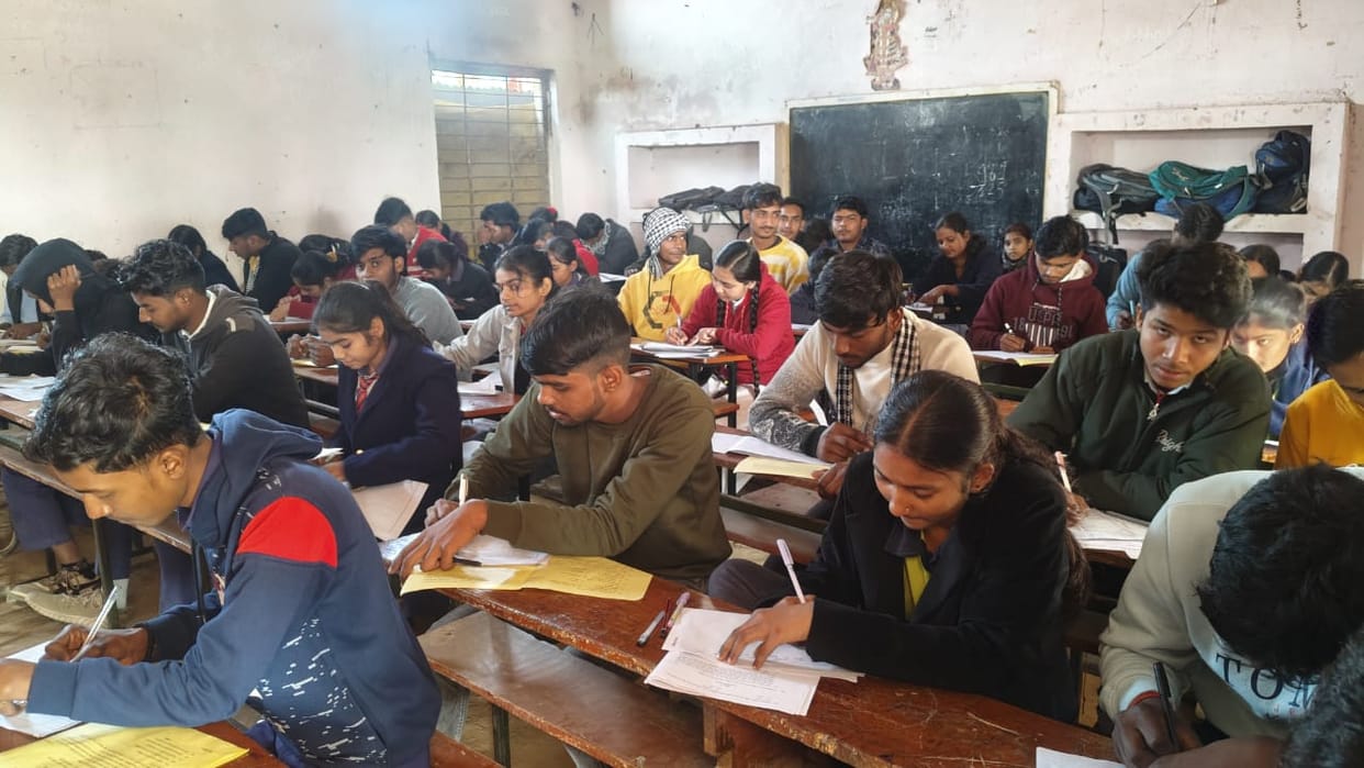 The pre-board exams have been left entirely to the schools, and the responsible authorities did not visit to review the situation.