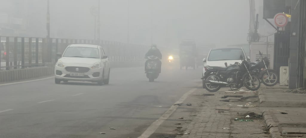 For the first time this season, the mercury dipped below zero, with Bawal recording a minimum temperature of minus 1.5 degrees Celsius.