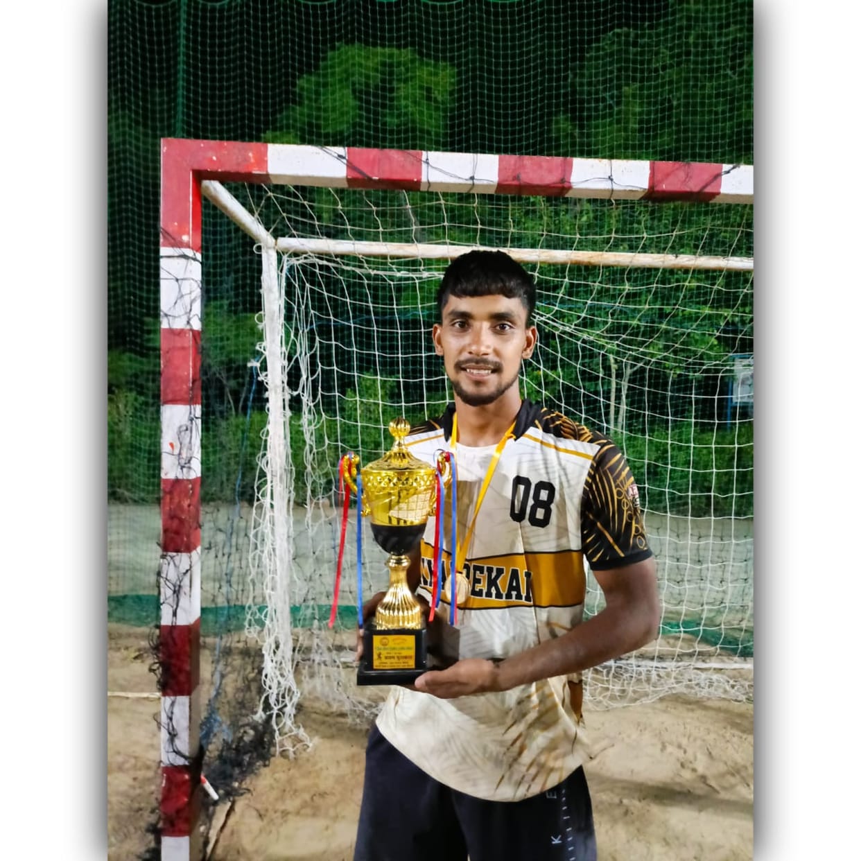 Vikram got selected in the army due to his hard work, struggle and strong will.