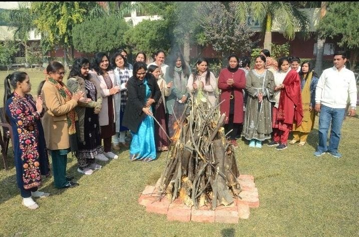 The Lohri festival brought joy and cultural vibrancy to the campus.