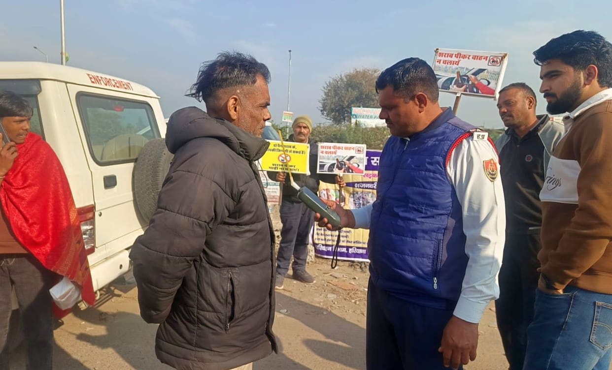 Drivers were made aware of the importance of following road safety rules.
