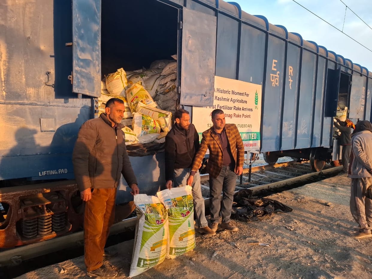 Srinagar, Wagon Wheel Reached, Urea, Anantnag Goods Terminal