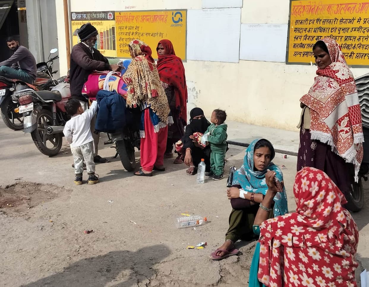 The minimum temperature reached 4.9 degrees, cold winds troubled