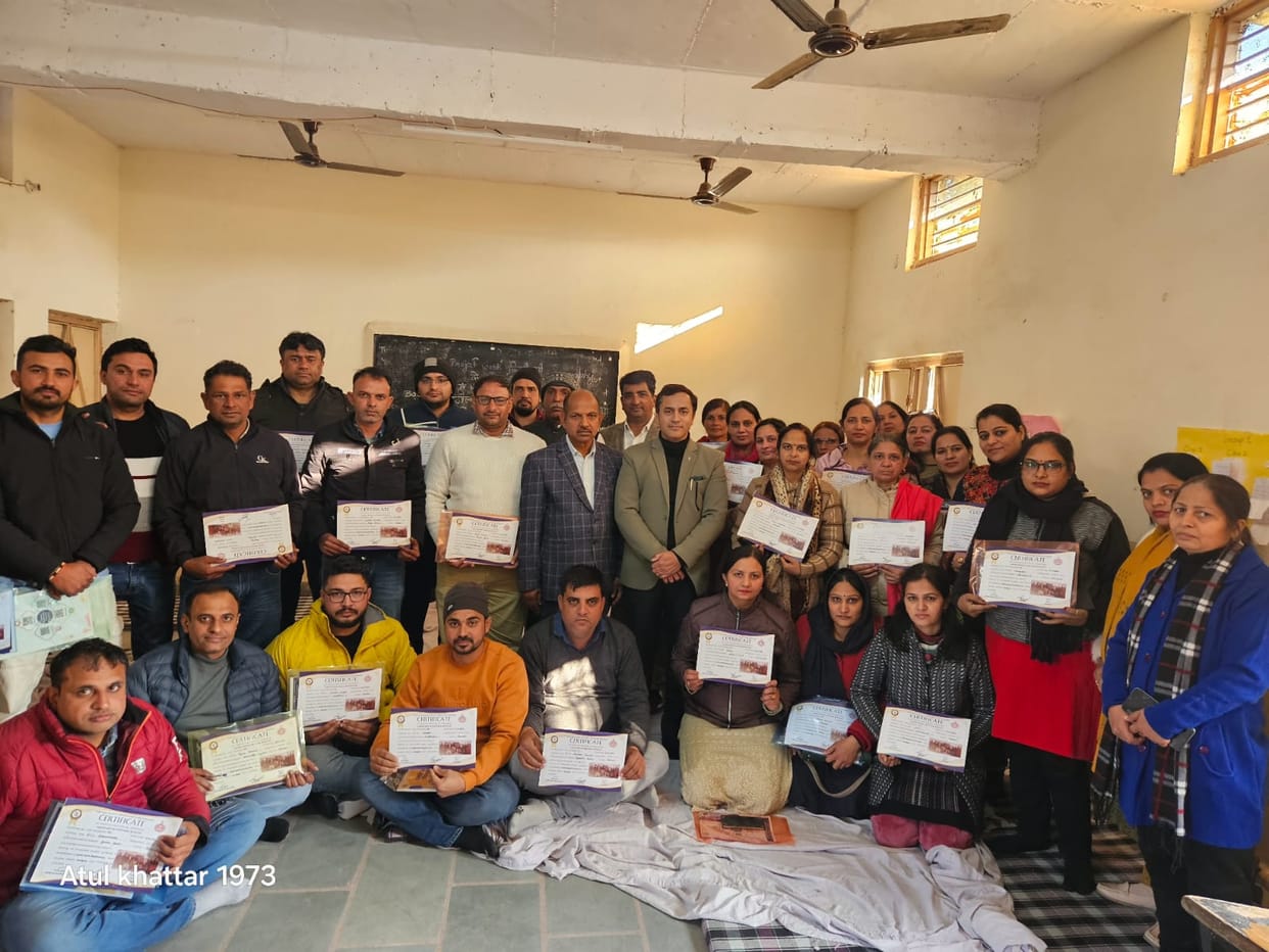 New Education Policy: The third session of the workshop concluded, with 2126 teachers receiving training.