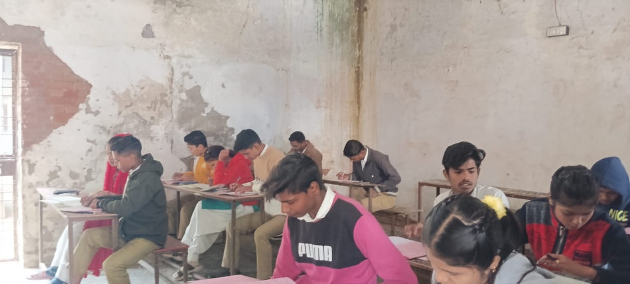 Social science exam was conducted in high school and geography exam in intermediate.