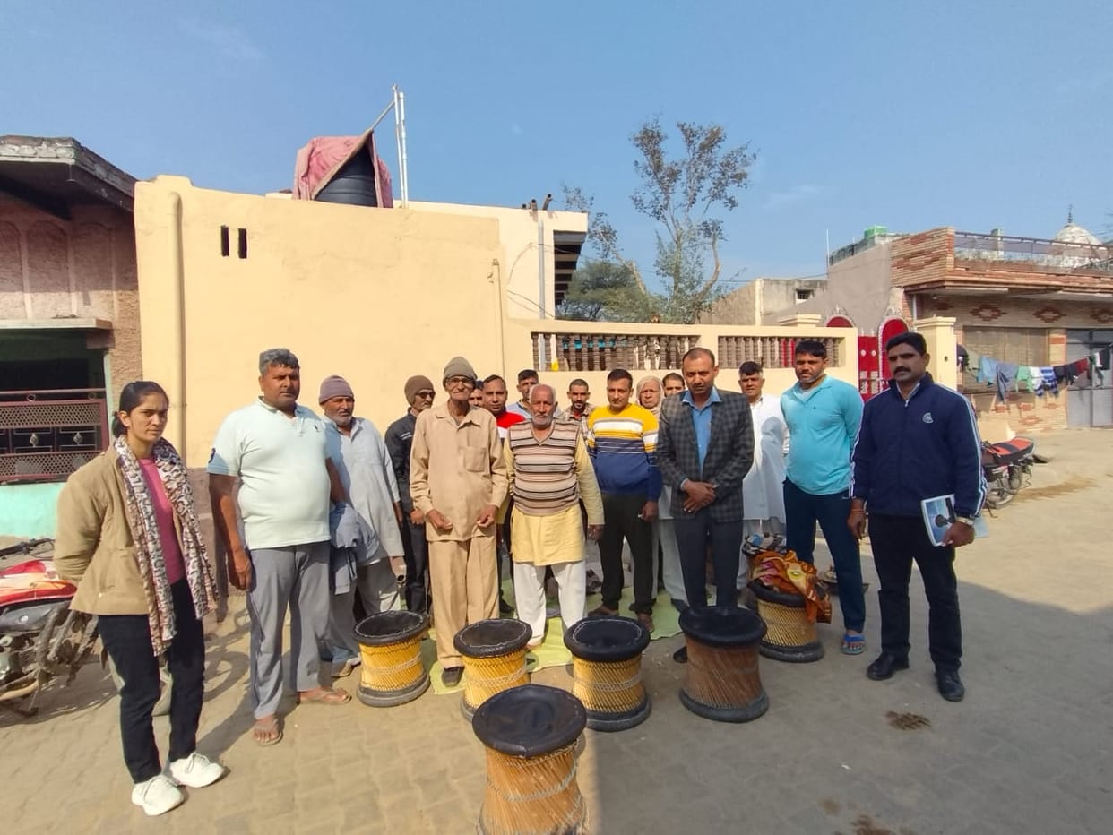 The villagers were informed about the harmful effects of drug abuse.