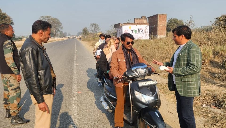 A fine of Rs 1.72 lakh was collected during the checking drive.