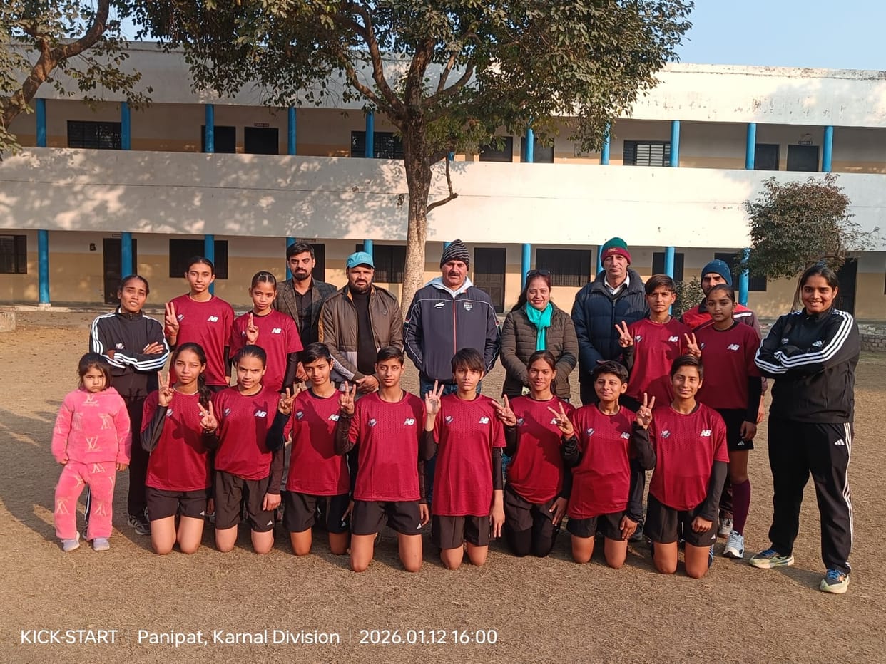 Khushboo of Dadri will be the vice-captain of the state team in the National Sub Junior Rugby Football Competition