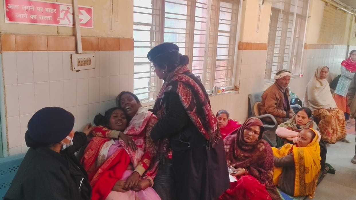 A three-month-old baby girl died in the PICU of the medical college, leading to an uproar.