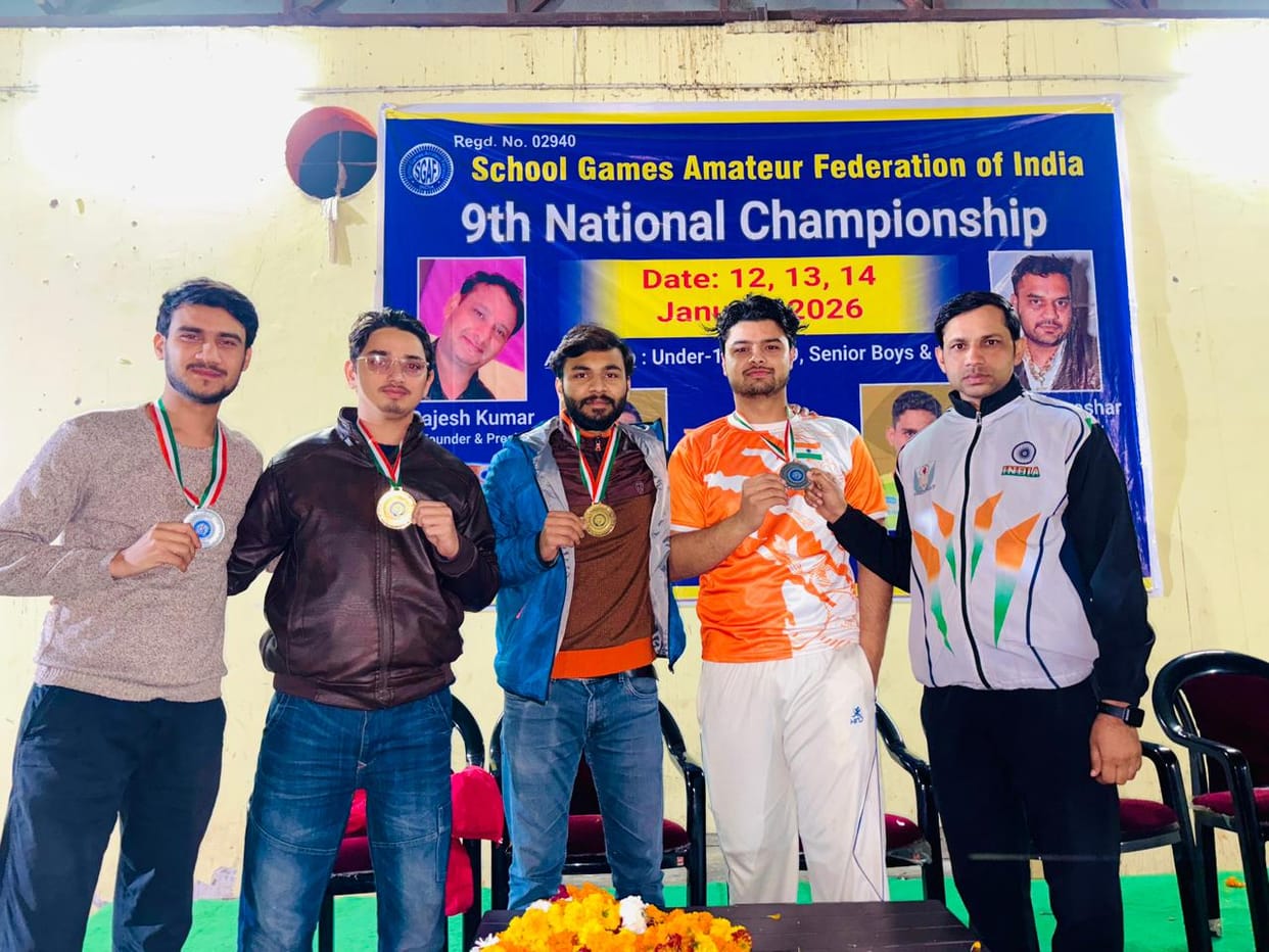 Players won medals in badminton