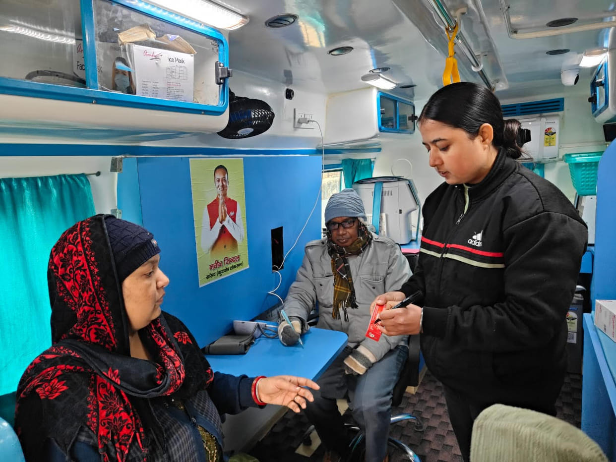 36 people took advantage of health services in the camp.
