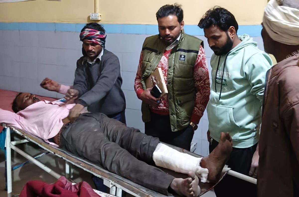 A young man was brutally beaten for resisting the theft of his mobile phone.