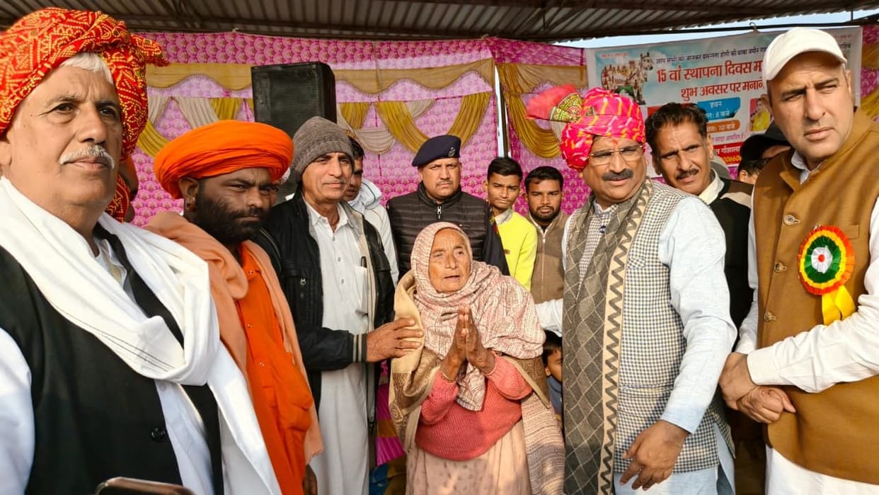 An amount of Rs. 11 lakh has been announced for the construction of a new shed in the cow shelter.