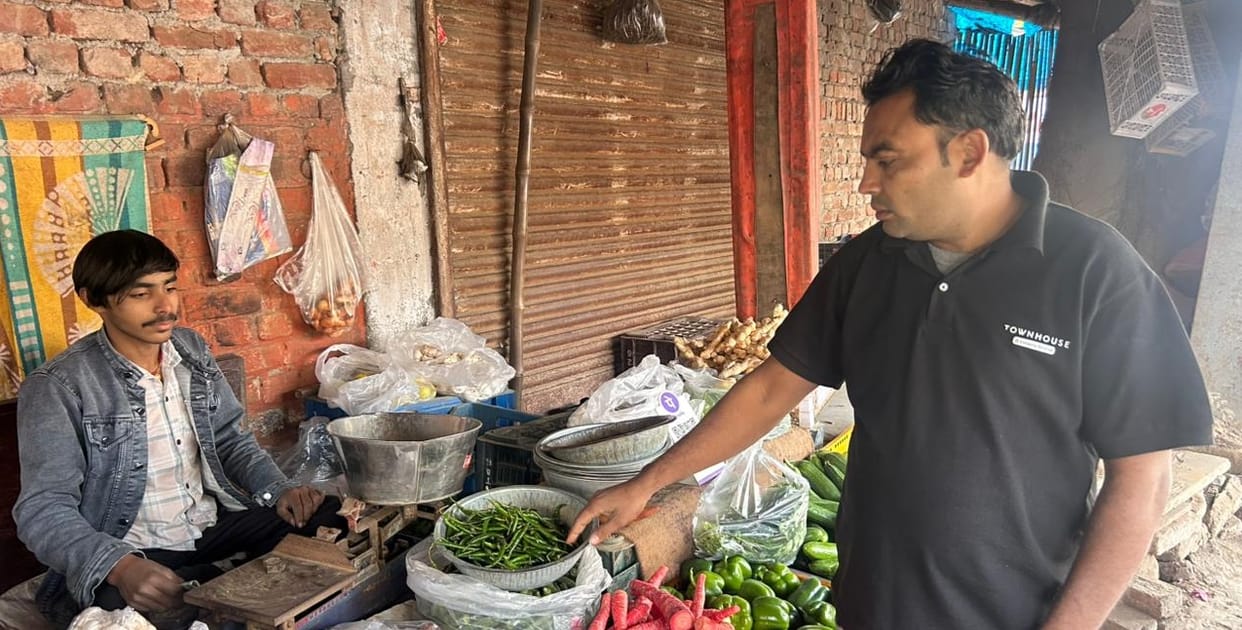 Green chillies from Rajasthan and UP are making the plates of Rohtak residents spicy.