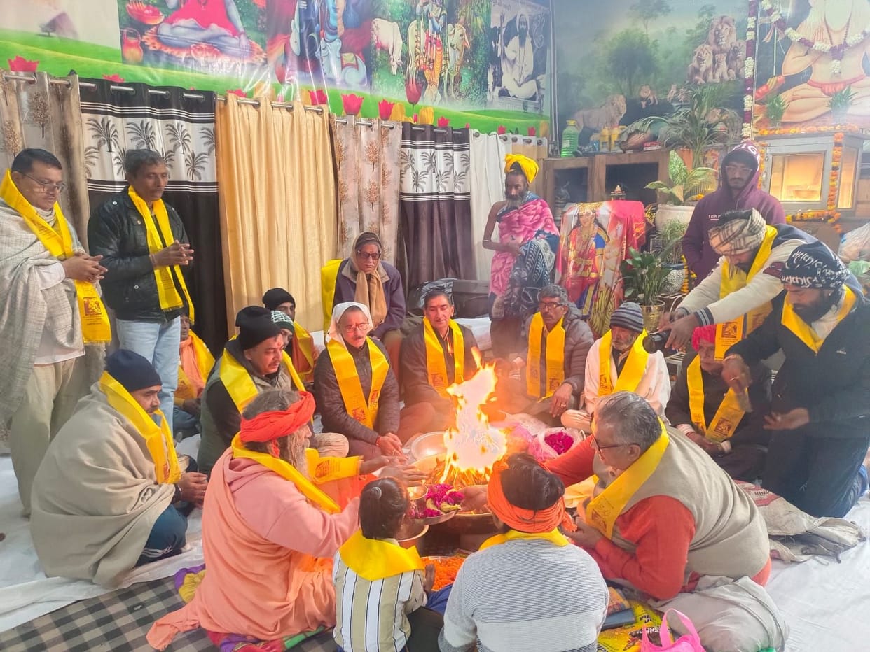 Havan at Baba Mastnath Gaushala