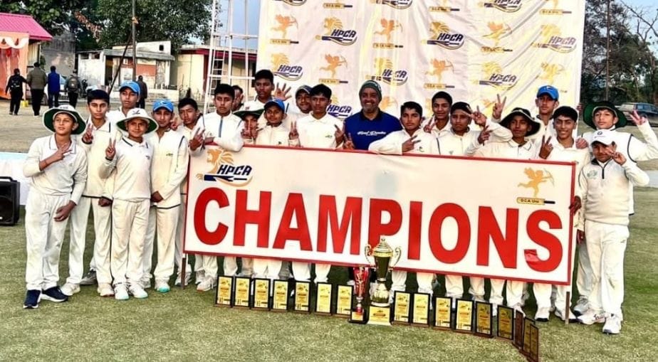 Solan became the champion in the Under-19 District Cricket Tournament
