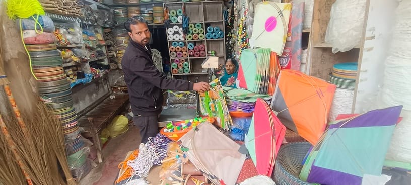Makar Sankranti today, kite shops are full of joy