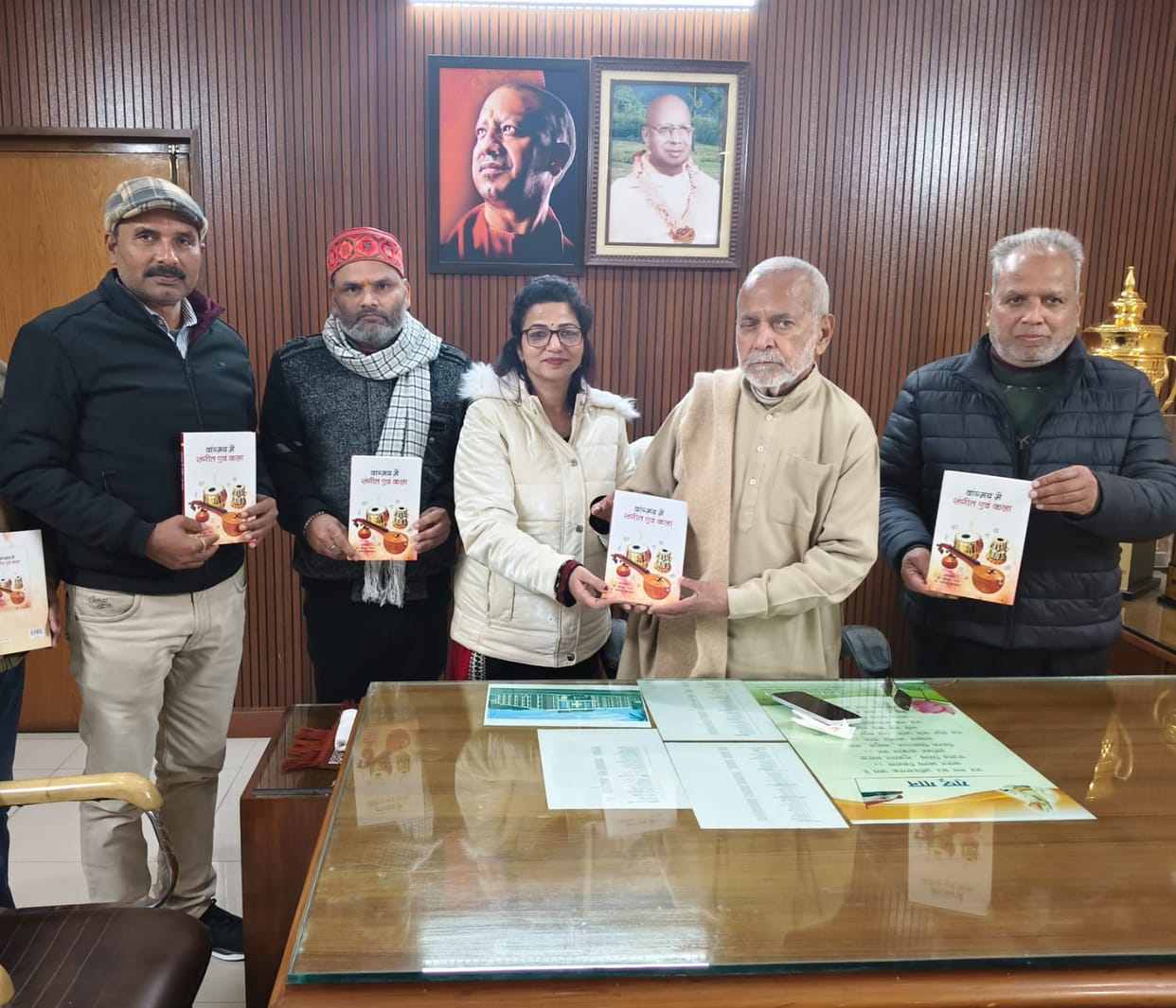 A book based on Indian music was launched.