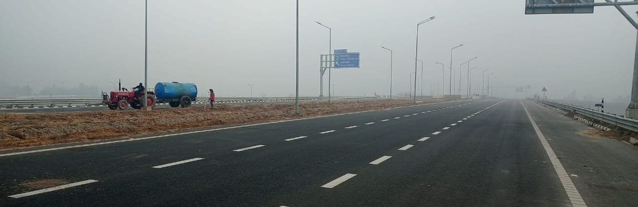 The construction of the Ganga Expressway is complete; now we await the trial run.