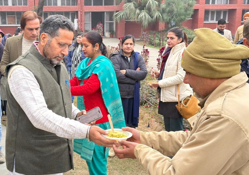 Makar Sankranti festival celebrated with enthusiasm in AYUSH University