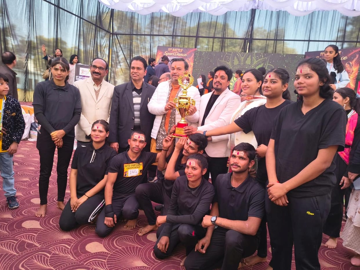 Welcomed the yoga team that returned after winning gold