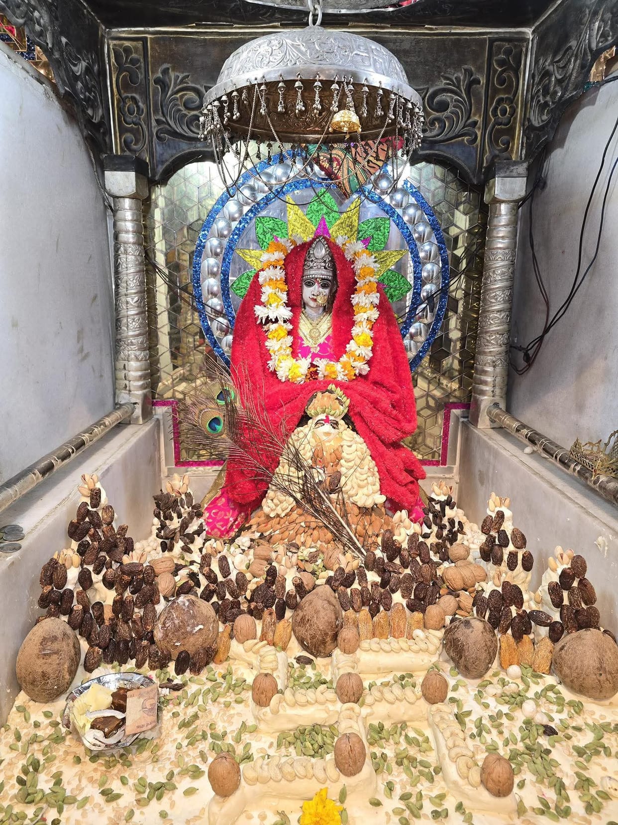 51 kg of butter was applied on the idol of Mata Bala Sundari.