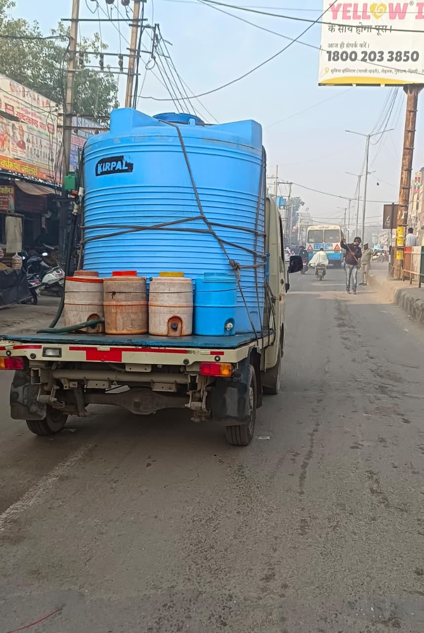 There is water but it is not drinkable, RO and camper are quenching the thirst