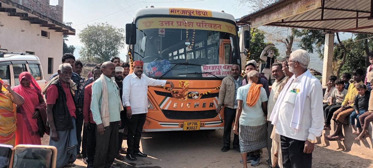 Regular roadways bus service started from Banjari Kala to Varanasi