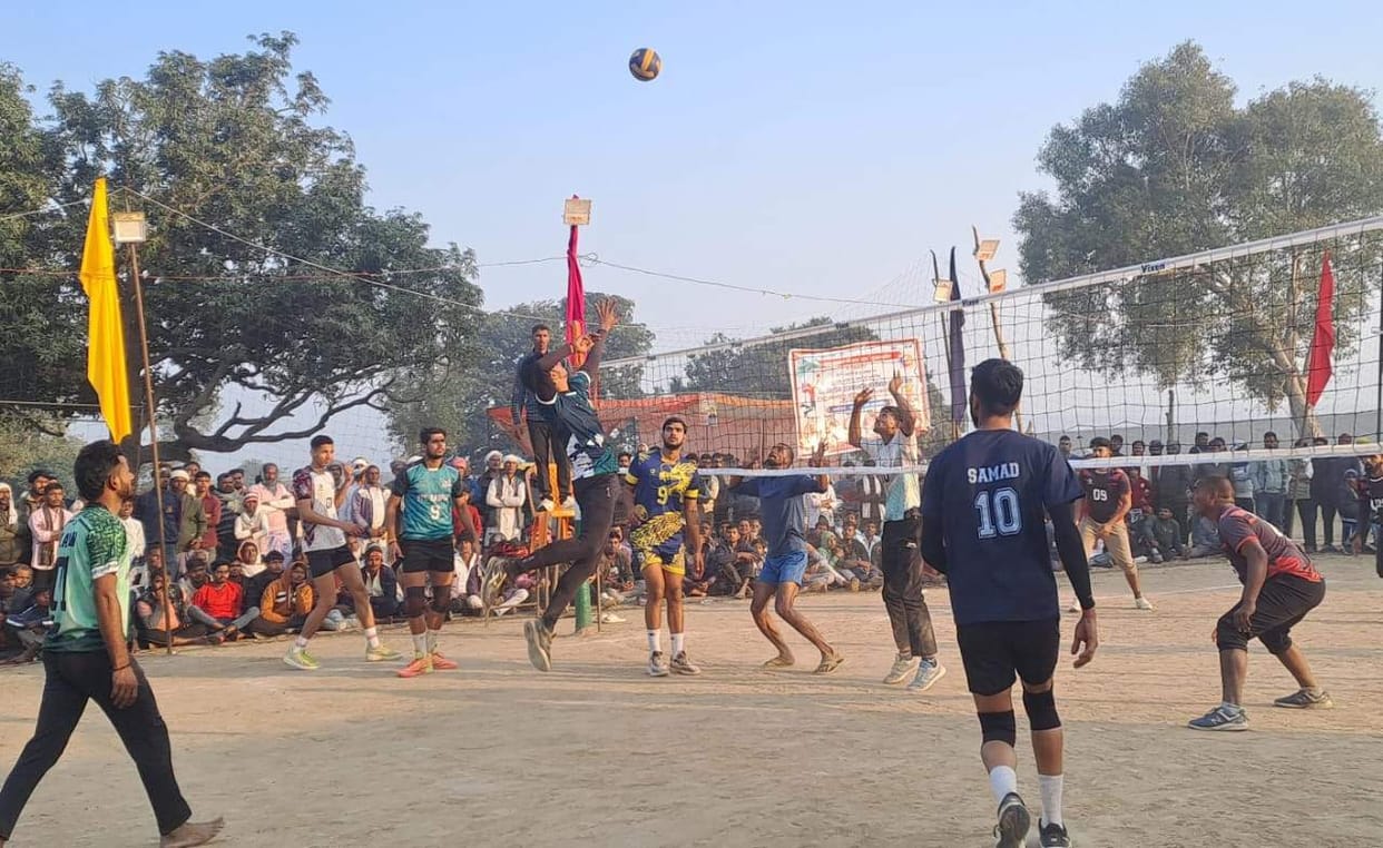 In volleyball, the Kaitha team emerged victorious