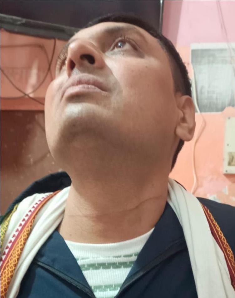 Chinese manjha injured someone's nose and throat, muffler saved their lives