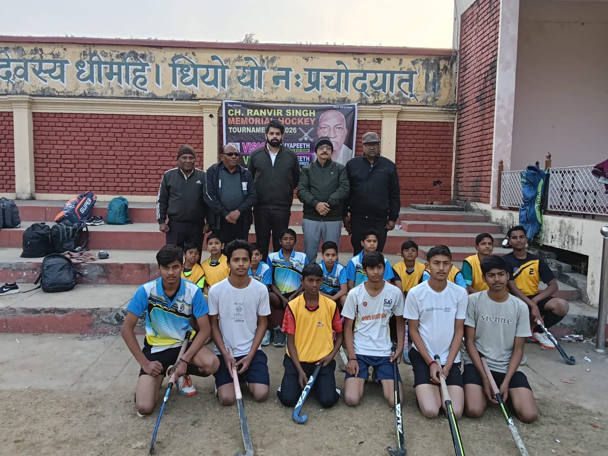 DN Inter College and SD Blue won the matches in hockey.