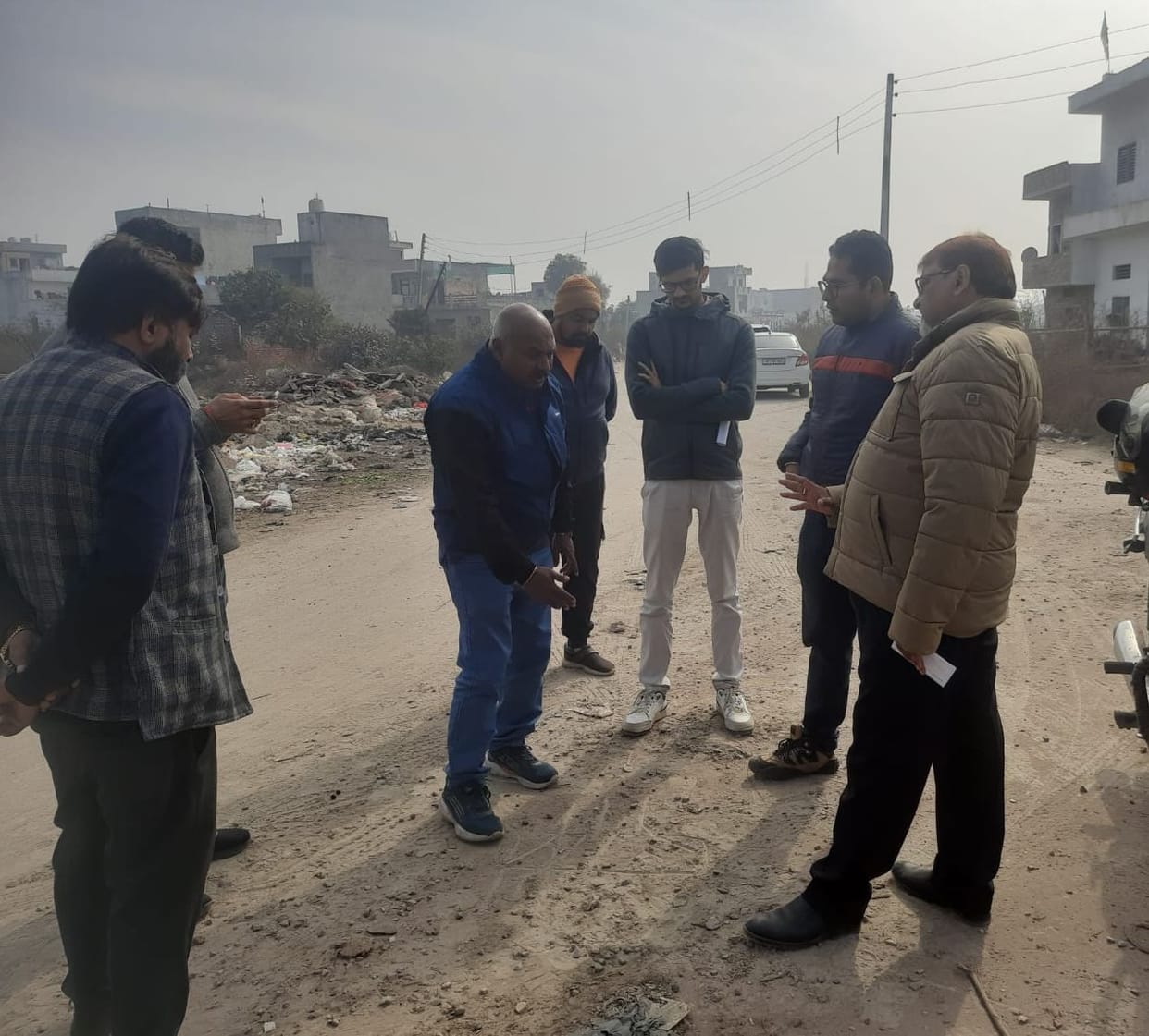 The IIT team conducted an inspection to finalize the drain construction; the report and layout will be available in 20 days.