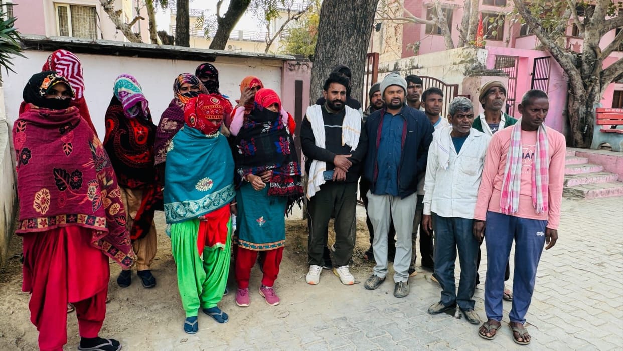 The village headman is accused of assaulting and threatening MNREGA workers.