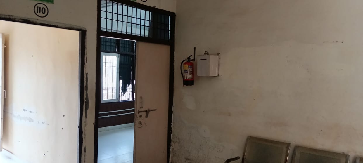 Refilling of fire fighting cylinders done in Civil Hospital