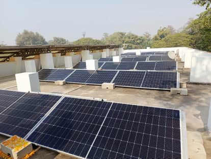 solar power plant installed