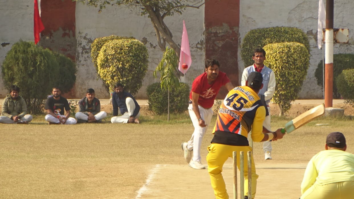Prisoners hit fours and sixes in the Jail Premier League