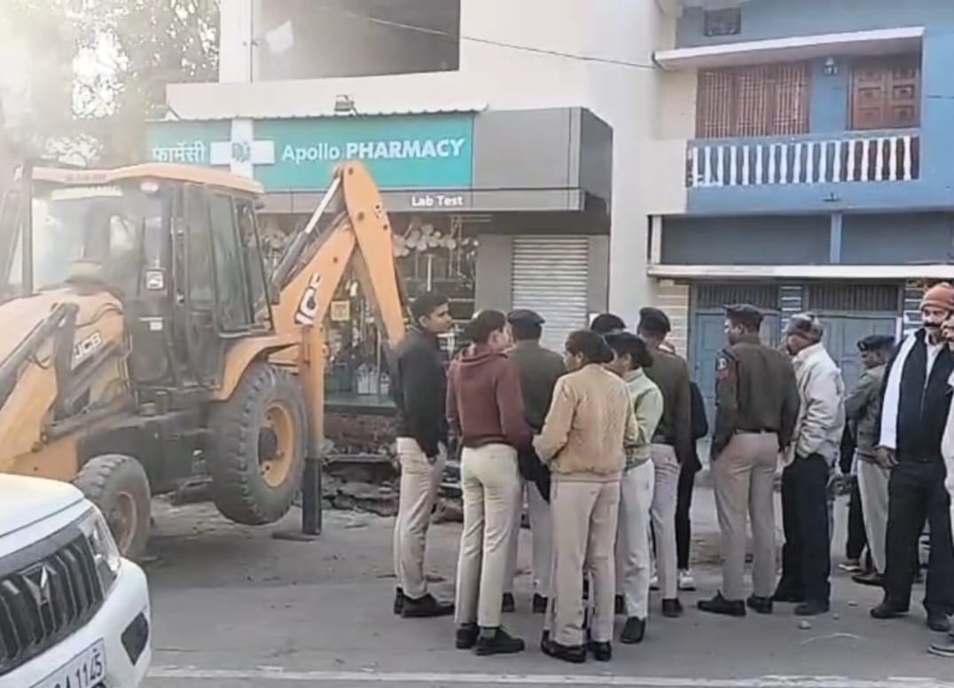 Mungeli news, अतिक्रमण, कार्यवाही,